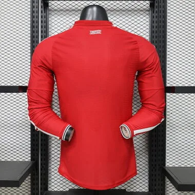 26-27 Player Manchester United Home Long Sleeve Kit S-3XL Cheap Football Jersey Wholesale Yupoo