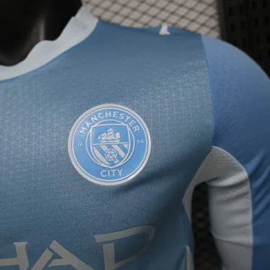 26-27 Player Manchester City Home Long Sleeve Kit S-3XL Cheap Football Jersey Wholesale Yupoo