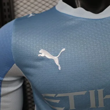 26-27 Player Manchester City Home Long Sleeve Kit S-3XL Cheap Football Jersey Wholesale Yupoo