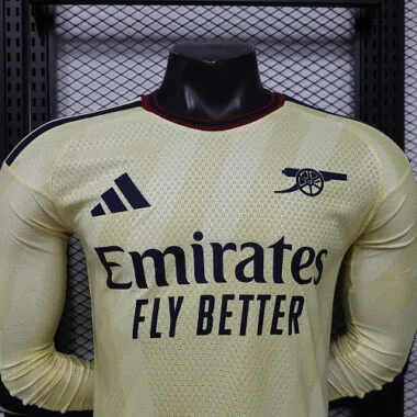 26-27 Player Arsenal Third Away Long Sleeve Kit S-3XL Cheap Football Jersey Wholesale Yupoo