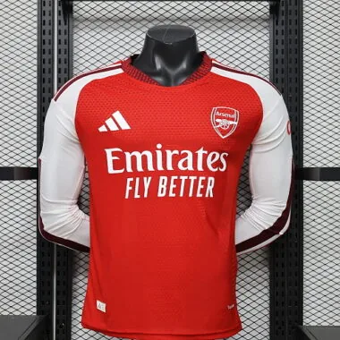 26-27 Player Arsenal Home Long Sleeve Kit S-3XL Cheap Football Jersey Wholesale Yupoo