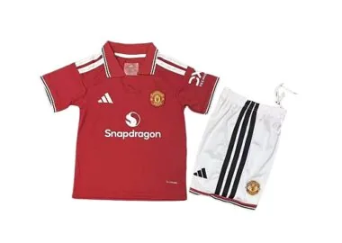 26-27 Kids Manchester United Home Kit Cheap Football Jersey Wholesale Yupoo
