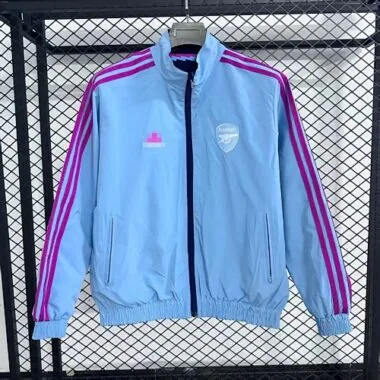 25-26 Arsenal Reversible Double-Sides Windbreaker Jacket S-3XL Cheap Football Jersey Wholesale Yupoo