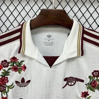 25-26 Arsenal Floral Embroidery Special Edition Kit Cheap Football Jersey Wholesale Yupoo