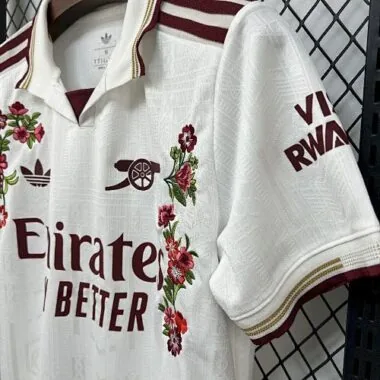 25-26 Arsenal Floral Embroidery Special Edition Kit Cheap Football Jersey Wholesale Yupoo