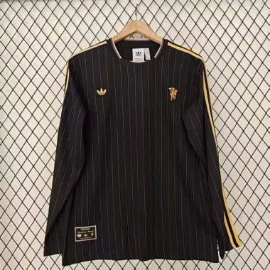 25-26 Manchester United Terrace Icons Long Sleeve Kit Cheap Football Jersey Wholesale Yupoo