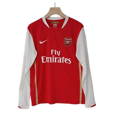 06-08 Retro Arsenal Home Long Sleeve Kit Cheap Football Jersey Wholesale Yupoo