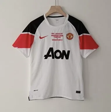 10-11 Retro Manchester United Third Away Champions League Final Kit