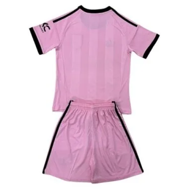 25-26 Kids Manchester United Pink Goalkeeper Kit Cheap Soccer Jerseys Wholesaler Yupoo