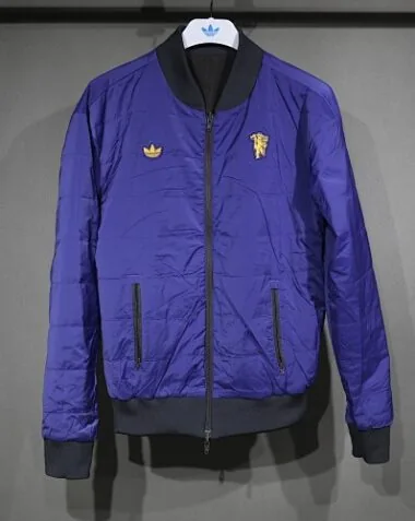 25-26 Manchester United Terrace Icons Reversible Double-Sides Cotton Windbreaker Jacket