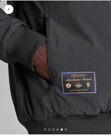 25-26 Manchester United Terrace Icons Reversible Double-Sides Cotton Windbreaker Jacket