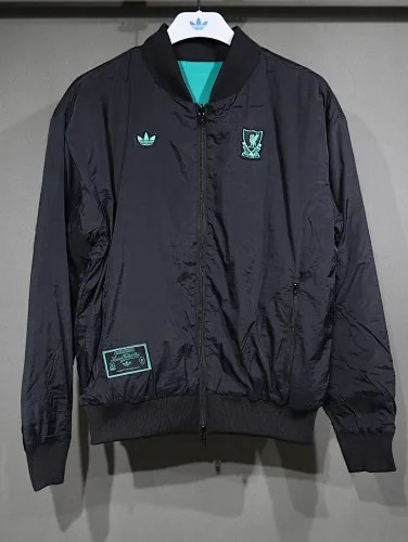 25-26 Liverpool Terrace Icons Reversible Double-Sides Cotton Windbreaker Jacket