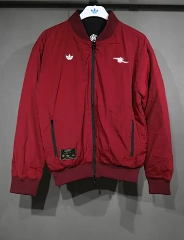 25-26 Arsenal Terrace Icons Reversible Double-Sides Cotton Windbreaker Jacket