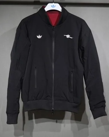 25-26 Arsenal Terrace Icons Reversible Double-Sides Cotton Windbreaker Jacket