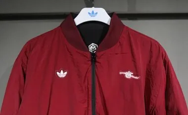 25-26 Arsenal Terrace Icons Reversible Double-Sides Cotton Windbreaker Jacket