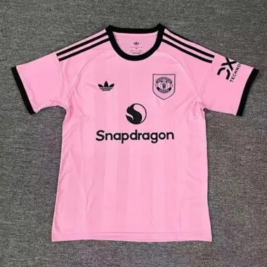 25-26 Manchester United Goalkeeper Pink Kit S-4XL Cheap Football Jersey Wholesale Yupoo