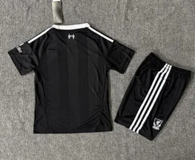 25-26 Kids Liverpool Goalkeeper Kits Cheap Football Jersey Wholesale Yupoo