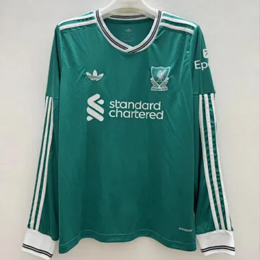 25-26 Liverpool Third Away Long Sleeve Kit S-4XL Cheap Football Jersey Wholesale Yupoo