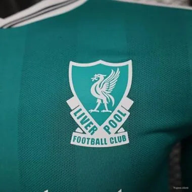 25-26 Player Liverpool Third Away Long Sleeve Kit Cheap Football Jersey Wholesale Yupoo