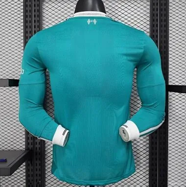 25-26 Player Liverpool Third Away Long Sleeve Kit Cheap Football Jersey Wholesale Yupoo