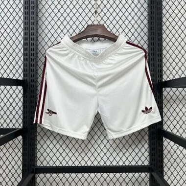25-26 Shorts Arsenal White Kit Cheap Football Jersey Wholesale Yupoo