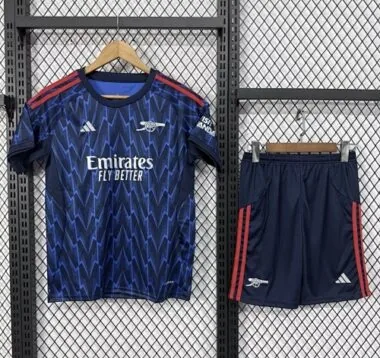 25-26 Kids Arsenal Away Kits Cheap Football Jersey Wholesale Yupoo