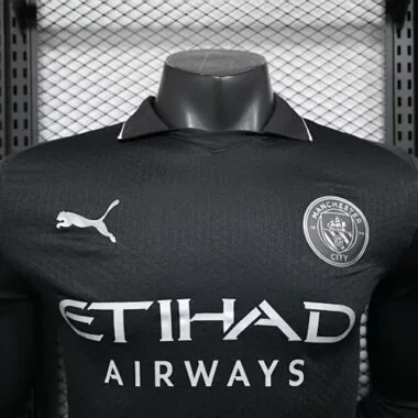 25-26 Players Manchester City Away Long Sleeve Kit S-2XL Cheap Football Jersey Wholesale Yupoo