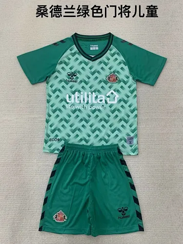 24-25 Sunderland Goalkeeper Kids Soccer Jerseys Yupoo
