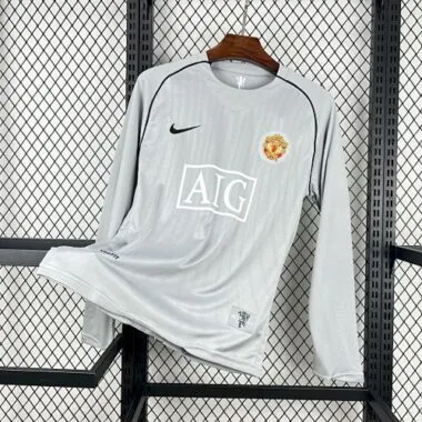 07-08 Retro Manchester United Goalkeeper Kit Long Sleeves S-XXL Cheap Jersey Wholesale Yupo
