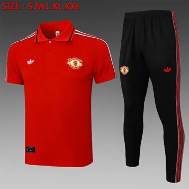 25-26 Manchester United Training Kits Polo Tracksuits Cheap Football Jersey Wholesale Yupoo