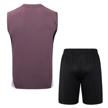 25-26 Manchester United Sleeveless Training Kits Tracksuits Cheap Football Jersey Wholesale Yupoo
