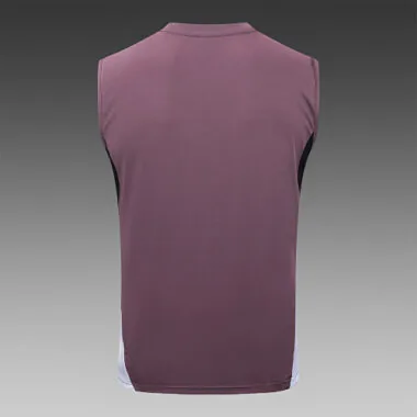 25-26 Manchester United Sleeveless Training Kits Tracksuits Cheap Football Jersey Wholesale Yupoo