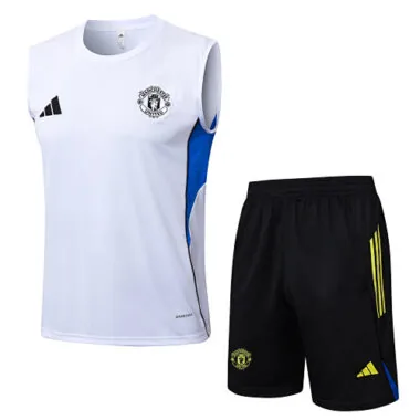 25-26 Manchester United Sleeveless Training Kits Tracksuits Cheap Football Jersey Wholesale Yupoo