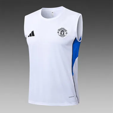25-26 Manchester United Sleeveless Training Kits Tracksuits Cheap Football Jersey Wholesale Yupoo
