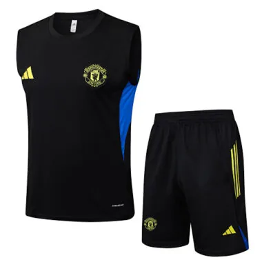 25-26 Manchester United Sleeveless Training Kits Tracksuits Cheap Football Jersey Wholesale Yupoo