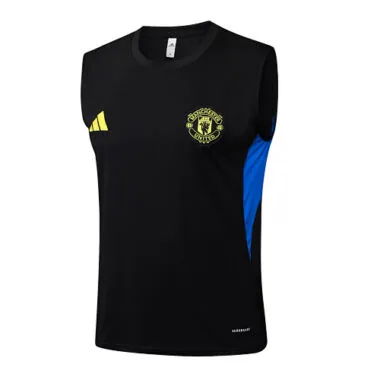 25-26 Manchester United Sleeveless Training Kits Tracksuits Cheap Football Jersey Wholesale Yupoo