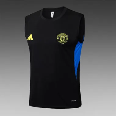25-26 Manchester United Sleeveless Training Kits Tracksuits Cheap Football Jersey Wholesale Yupoo