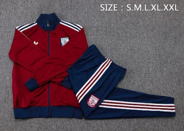 25-26 Arsenal Training Kits Jacket Tracksuits Cheap Football Jersey Wholesale Yupoo