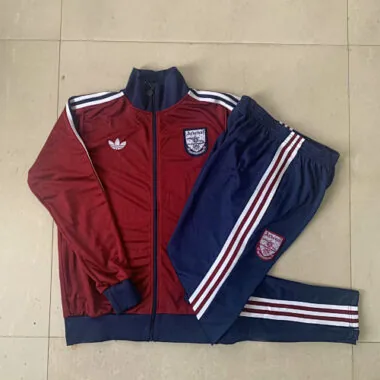 25-26 Kids Arsenal Training Kits Jacket Tracksuits Cheap Football Jersey Wholesale Yupoo