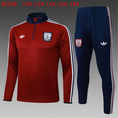 25-26 Kids Arsenal Training Kits Sweatshirt Tracksuits
