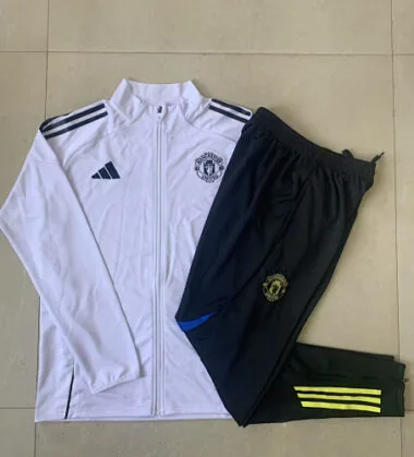 25-26 Kids Manchester United Training Kits Jacket Tracksuits