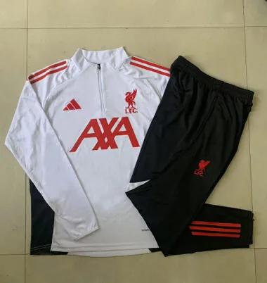25-26 Kids Liverpool Training Kits Sweatshirt Tracksuits Cheap Football Jersey Wholesale Yupoo