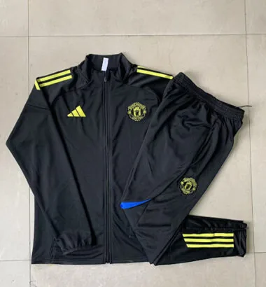 25-26 Kids Manchester United Training Kits Jacket Tracksuits