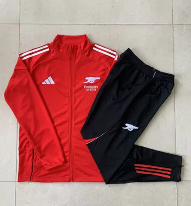 25-26 Kids Arsenal Training Kits Jacket Tracksuits Cheap Football Jersey Wholesale Yupoo