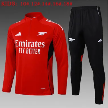 25-26 Kids Arsenal Training Kits Sweatshirt Tracksuits