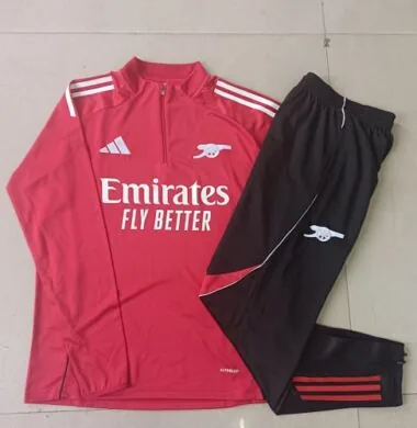 25-26 Kids Arsenal Training Kits Sweatshirt Tracksuits