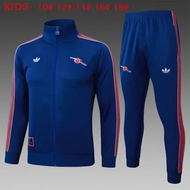 25-26 Kids Arsenal Training Kits Jacket Tracksuits Cheap Football Jersey Wholesale Yupoo