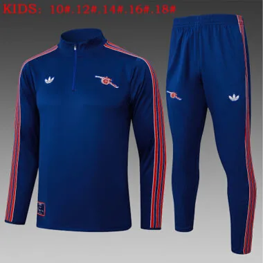 25-26 Kids Arsenal Training Kits Sweatshirt Tracksuits