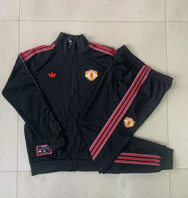 25-26 Kids Manchester United Training Kits Jacket Tracksuits