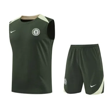 25-26 Chelsea Sleeveless Training Kits Football Tracksuits Cheap Football Jersey Wholesale Yupoo